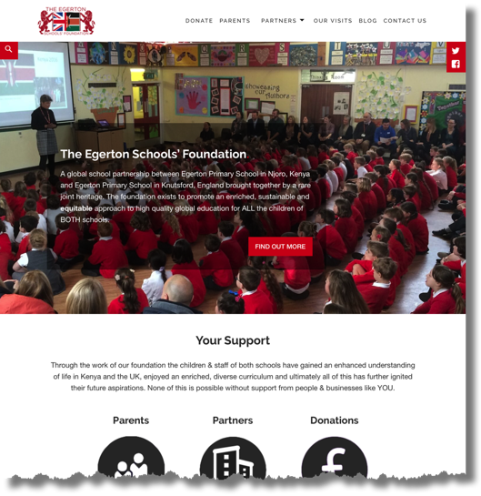 The Egerton Schools' Foundation Website